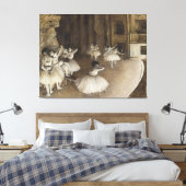 バレエリハーサルオンステージエドガー キャンバスプリント (インサイチュ (寝室))