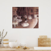 バレエリハーサルステージ ポスター (キッチン)