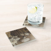 バレエリハーサルステージ | Edgar Degas ガラスコースター (アングル)