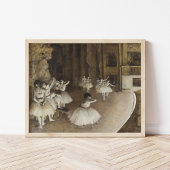 バレエリハーサルステージ | Edgar Degas ポスター