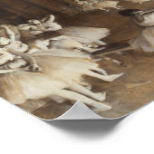 バレエリハーサルステージ | Edgar Degas ポスター (角)