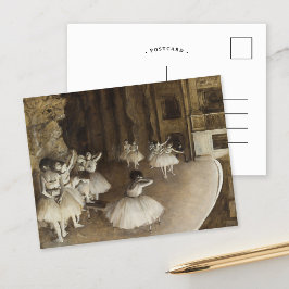 バレエリハーサルステージ | Edgar Degas ポストカード