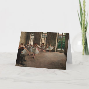 バレエリハーサル – Edgar Degas - 1873 カード
