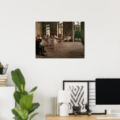 バレエリハーサル – Edgar Degas - 1873 ポスター (ホームオフィス)