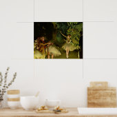 バレエリハーサル – Edgar Degas - 1875 ポスター (キッチン)