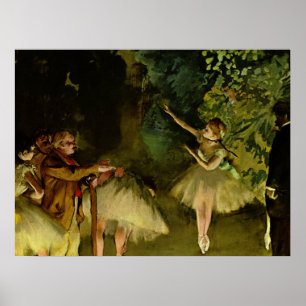 バレエリハーサル – Edgar Degas - 1875 ポスター