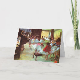 バレエリハーサル – Edgar Degas - 1880 カード
