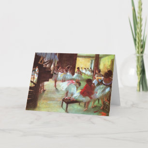 バレエリハーサル – Edgar Degas - 1880 カード
