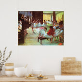 バレエリハーサル – Edgar Degas - 1880 ポスター (キッチン)