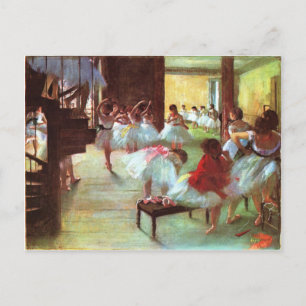 バレエリハーサル – Edgar Degas - 1880 ポストカード