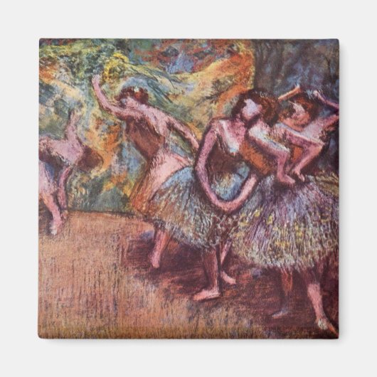 バレエリハーサル – Edgar Degas - 1904 マグネット (正面)