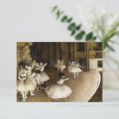 バレエリハーサルonステージby Edgar Degas サンキューカード (スタンド正面)