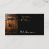 バレエレガントルハウスとウィスキールーム 名刺 (裏面)