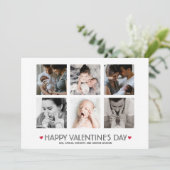 バレエレガントンタインデー6スクエアフォトコラージュ シーズンカード (スタンド正面)