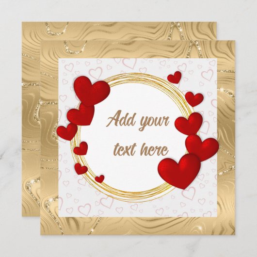 バレエレガントンティネス、愛、記念日結婚の サンキューカード (正面/裏面)