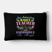 バレエ先生鑑賞 – 素晴らしい引用文 アクセサリーポーチ (裏面)