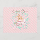 バレエ動物アクアバレエ動物アクアありがとう ポストカード (正面)