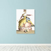 バレエ団のシルphs王妃の衣装 キャンバスプリント (インサイチュ (ウッドフロア))