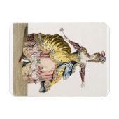 バレエ団のシルphs王妃の衣装 マグネット (横)