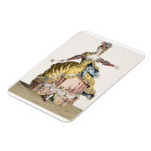 バレエ団のシルphs王妃の衣装 マグネット (左側)