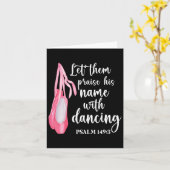 バレエ団のダンスで彼の名前を踊りしよう カード (黄色い花)