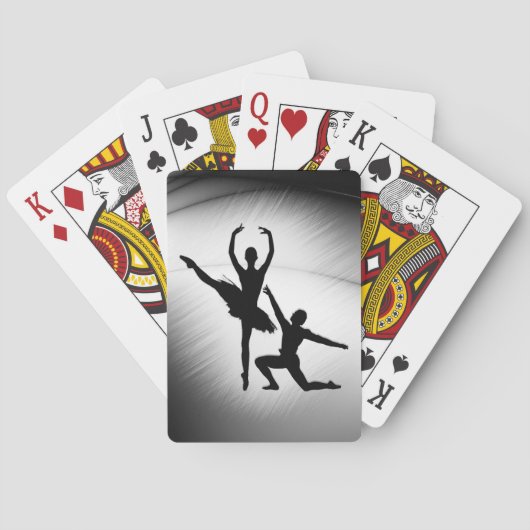 バレエ団のダンス トランプ (裏面)