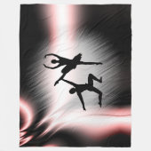 バレエ団のダンス フリースブランケット (正面)