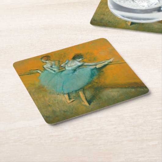 バレエ団のデガスバー スクエアペーパーコースター (アングル)