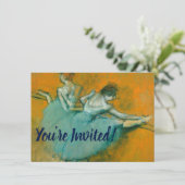 バレエ団のデガスバー 招待状 (スタンド正面)