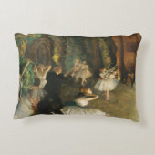 バレエ団の舞台上でのリハーサル,デガスアート アクセントクッション (裏面)