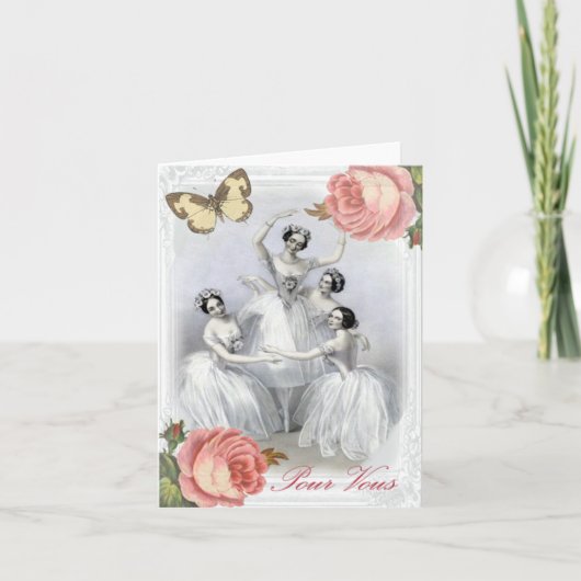 バレエ団 カード (正面)