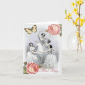 バレエ団 カード (黄色い花)