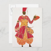 バレエ団「シャイラザード」の宦官 ポストカード (正面/裏面)