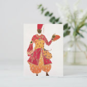 バレエ団「シャイラザード」の宦官 ポストカード (スタンド正面)