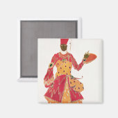 バレエ団「シャイラザード」の宦官 マグネット (正面/裏面)