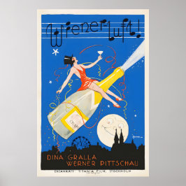 バレエ大公、ウィーナー・ルフト (1926) オーストリア ポスター