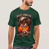 バレエ学校の失敗 Men's Dark T-Shirt Tシャツ (正面)