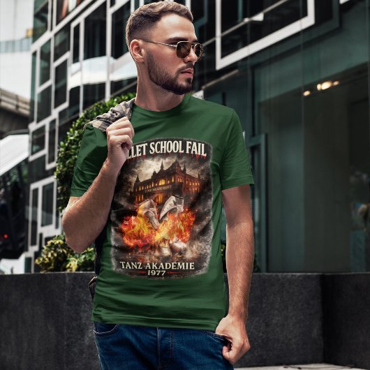バレエ学校の失敗 Men's Dark T-Shirt Tシャツ