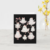 バレエ幽霊バレエ不気味ダンサーダンス先生ハ カード (黄色い花)