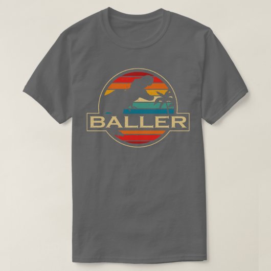 バレエ恐竜 Tシャツ (デザイン正面)