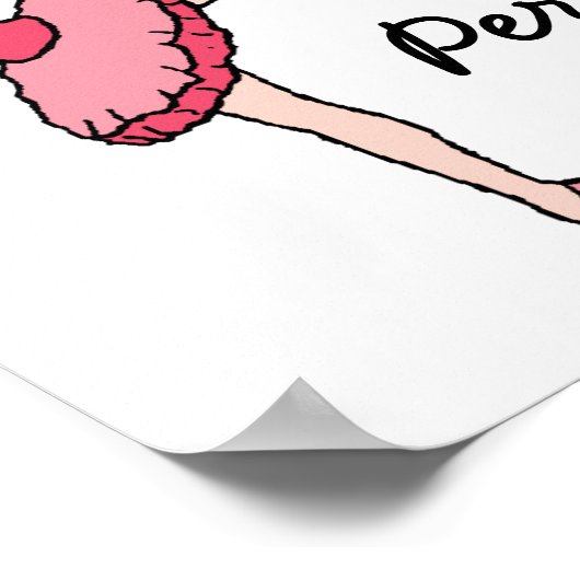 バレエ感動的ダンサーのポスター ポスター (角)