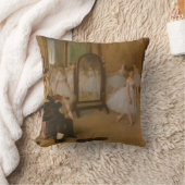 バレエ教室 | エドガー・デガ | ダンサー クッション (ブランケット)