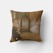 バレエ教室 | エドガー・デガ | ダンサー クッション (裏面)