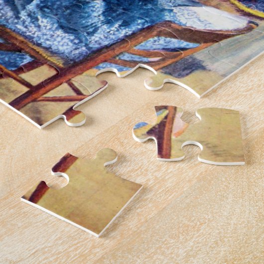 バレエ教室、ダンスホールby Edgar Degas ジグソーパズル (側面)