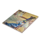 バレエ教室、ダンスホールby Edgar Degas タイル (側面)