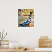 バレエ教室、ダンスホールby Edgar Degas ポスター (キッチン)