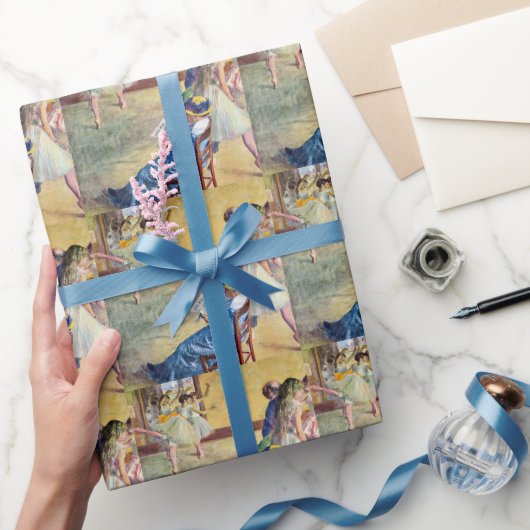 バレエ教室、ダンスホールby Edgar Degas ラッピングペーパー (ギフト)