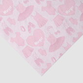 バレエ服ティッシュペーパー – ピンク背景 薄葉紙 (詳細)