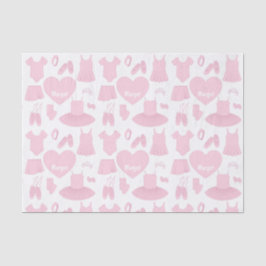 バレエ服ティッシュペーパー – 白い背景 薄葉紙