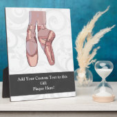 バレエ用スリッパつま先シューズ フォトプラーク (側面)